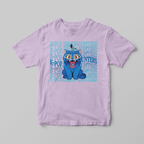 polera Huntrix - Guardian Cat Tee Lila